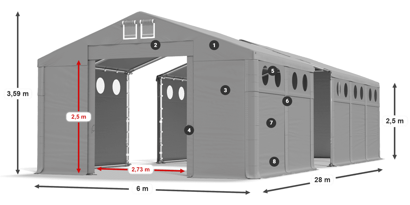 MFRO 620 PVC legenda 2,5 m