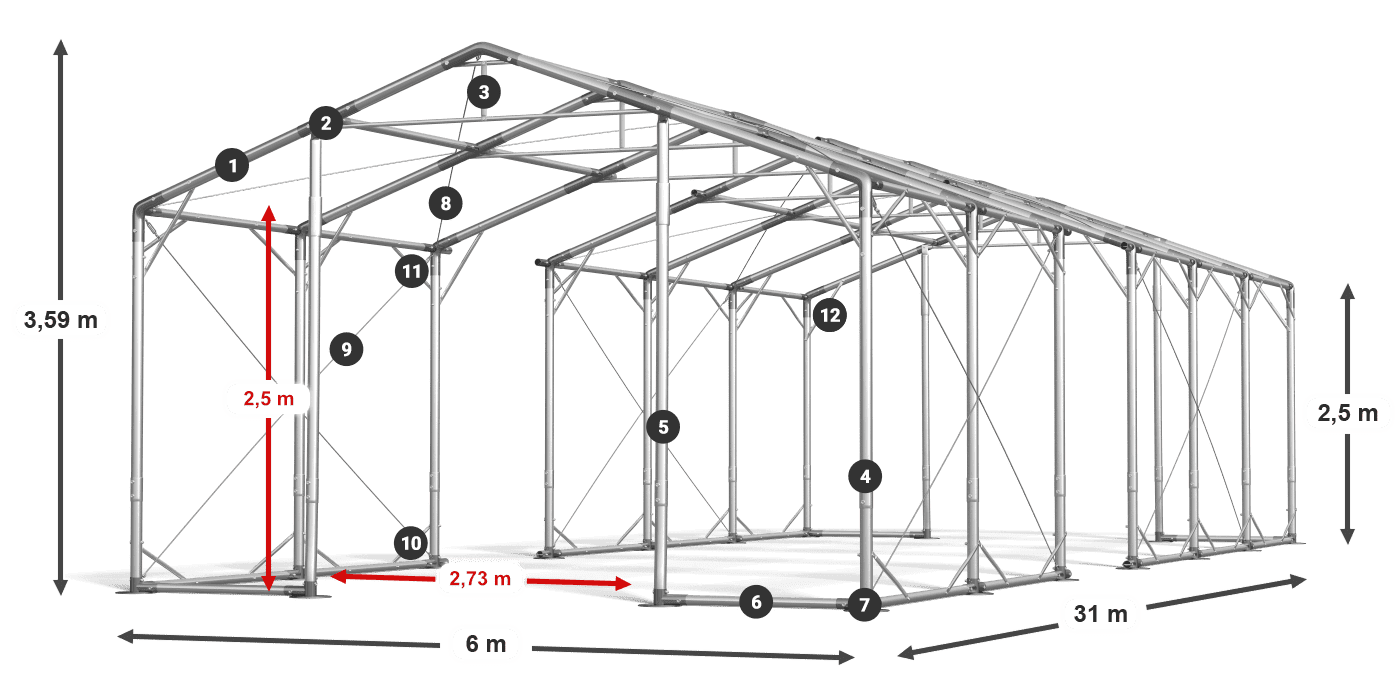 POLAR legenda 2,5m-4m