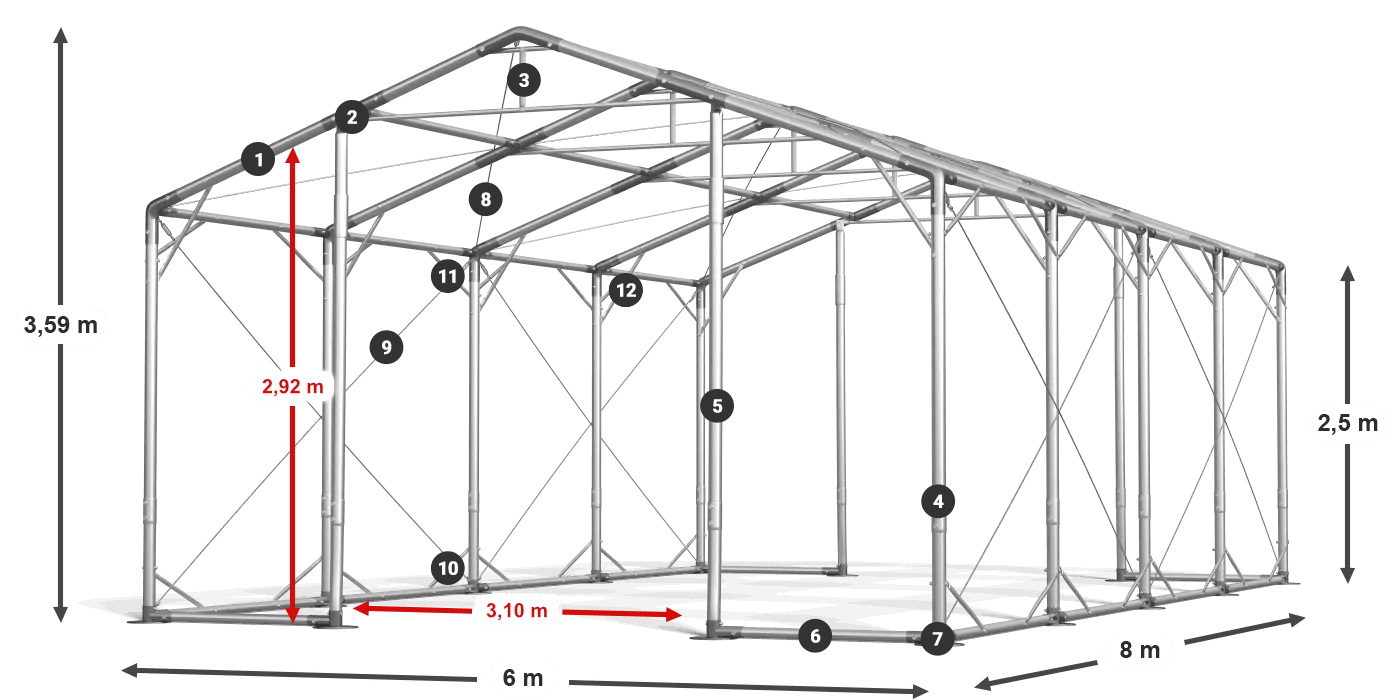 POLAR legenda 2,5m-4m