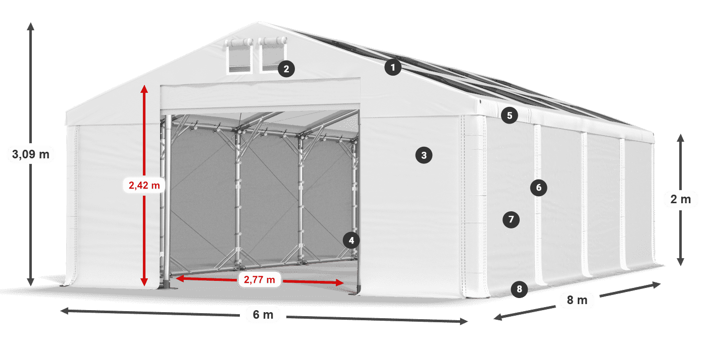 MMST 580 PVC legenda 2m