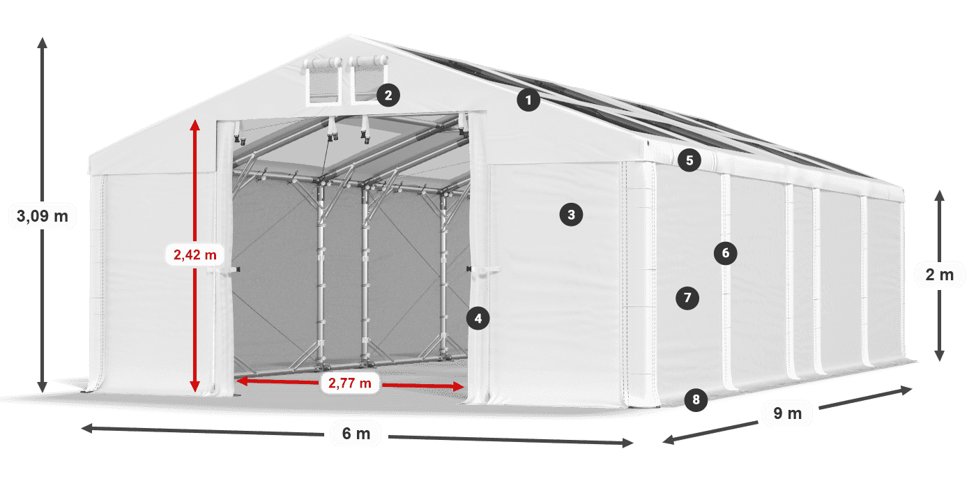 MMST 580 PVC legenda 2m