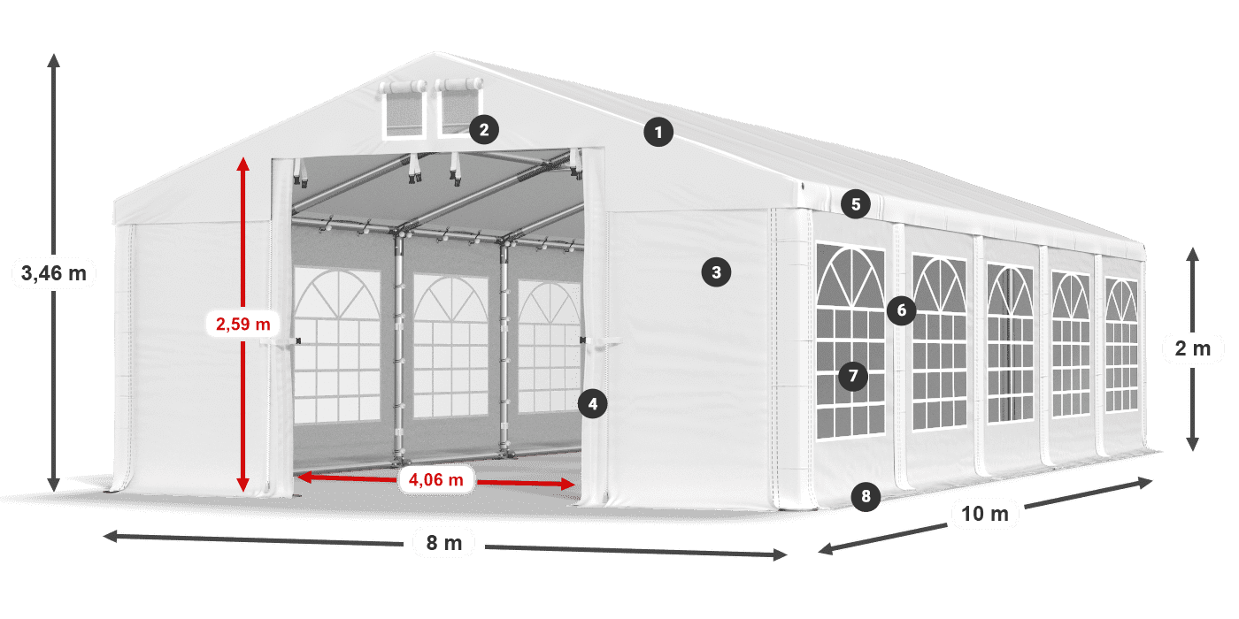 IMS 580 PVC legenda 2m
