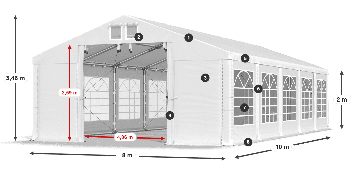 IMS 580 PVC legenda 2m