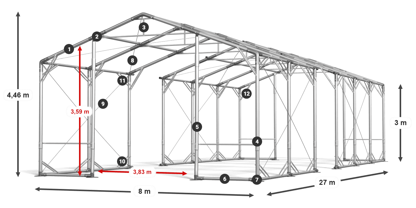 POLAR PLUS legenda 2,5m-4m