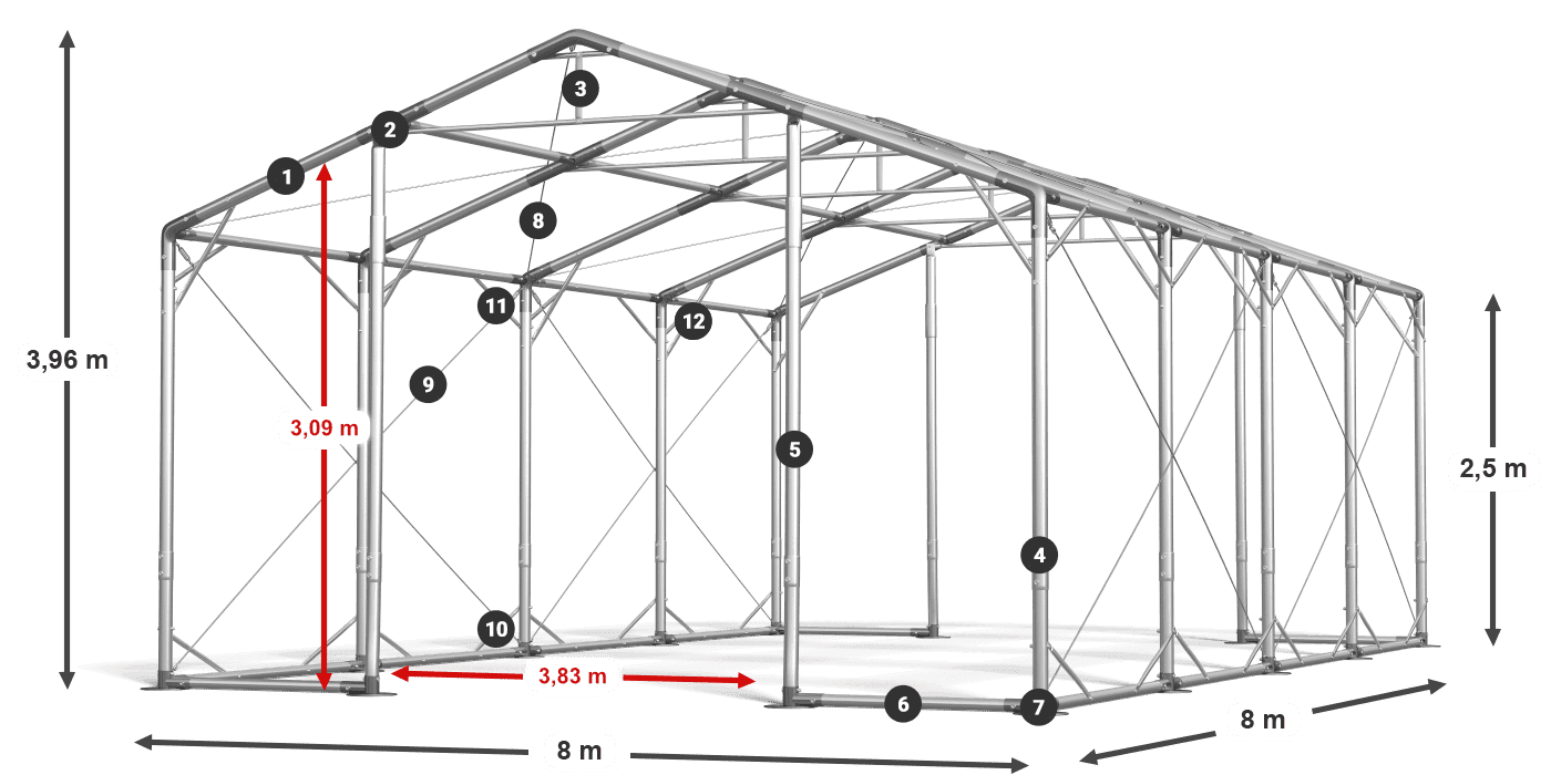 POLAR legenda 2,5m-4m
