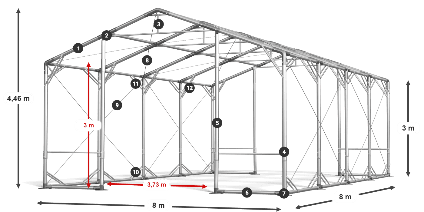 POLAR PLUS legenda 2,5m-4m