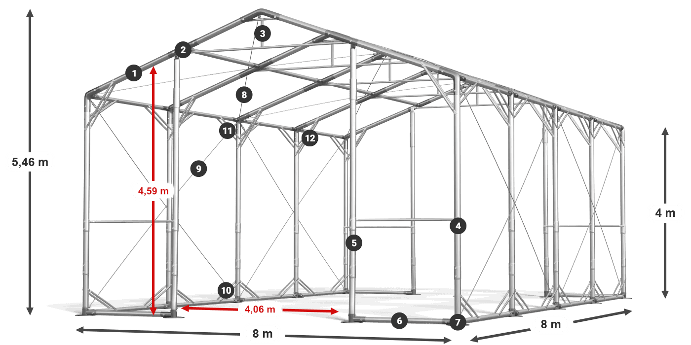POLAR PLUS legenda 2,5m-4m